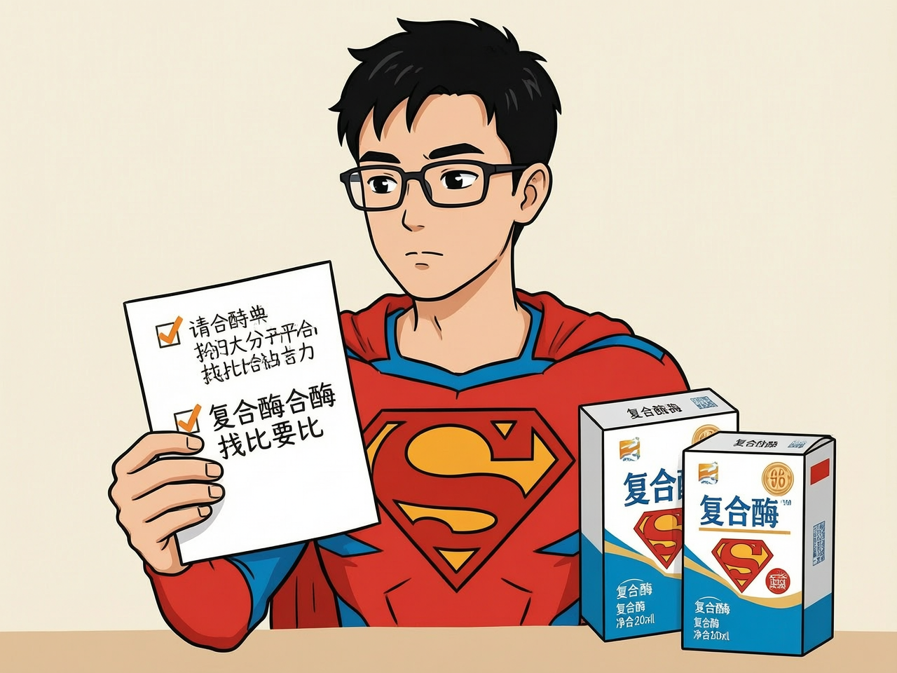 万寿酶和别的复合酶比，我主要看哪两点